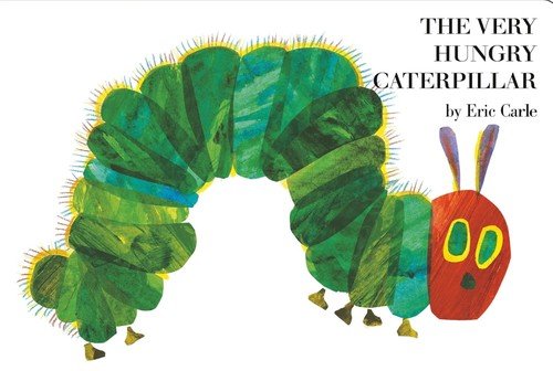 The Very Hungry Caterpillar by Eric Carle, board book cover